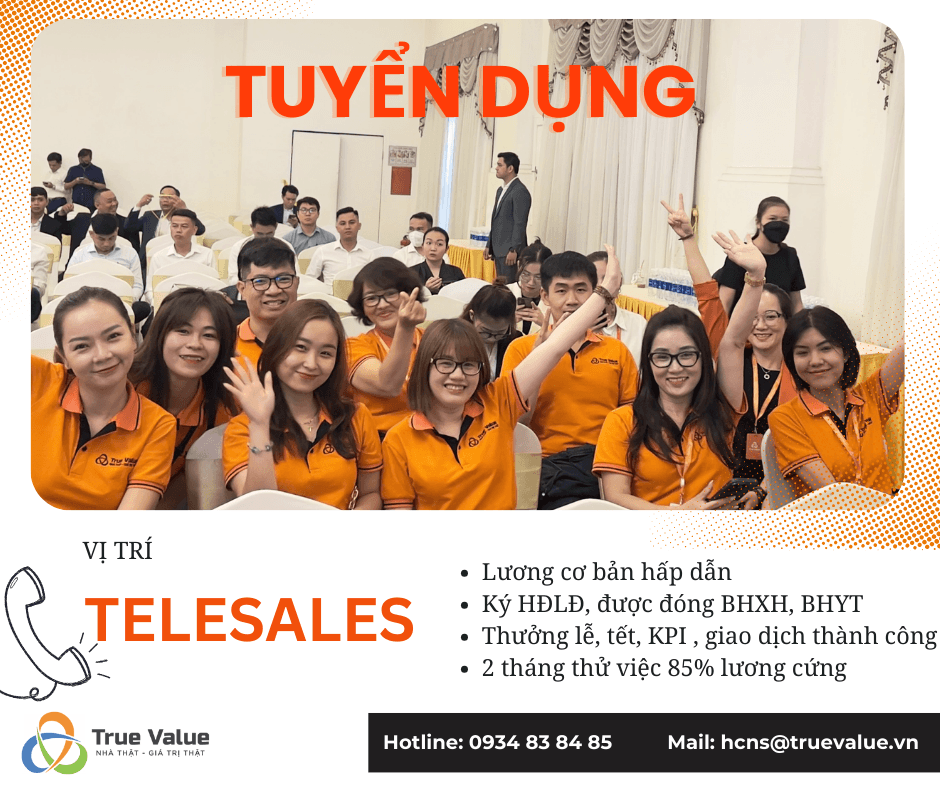 Tuyển dụng vị trí Inside Sales (Telesales)