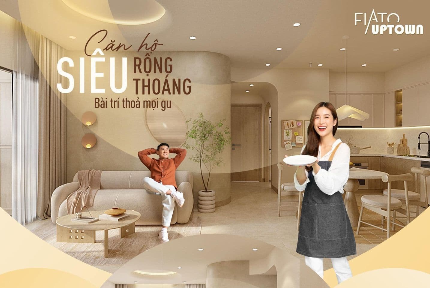 Fiato Uptown Căn Hộ Rộng Vượt Trội, Thỏa Mãn Phong Cách Riêng